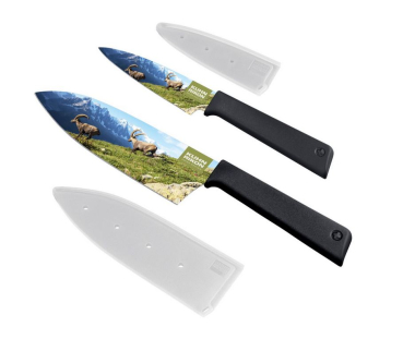Kuhn Rikon | COLORI®+ Messerset Graubünden 2 Stk.